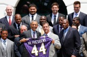 Obama hosts Baltimore Ravens